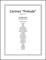 Carmen Prelude Concert Band sheet music cover